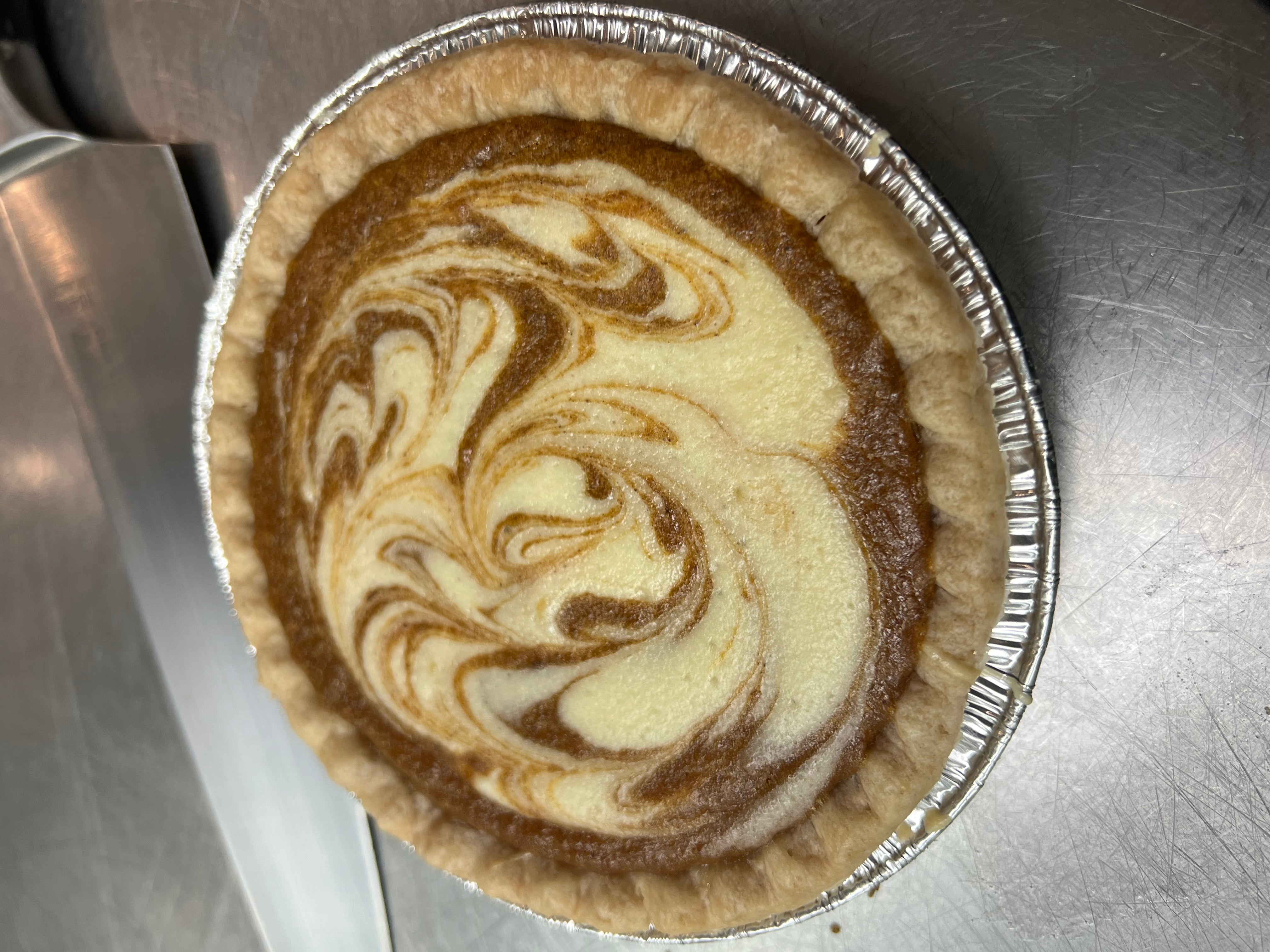 Sweet Potato Cheesecake Pie