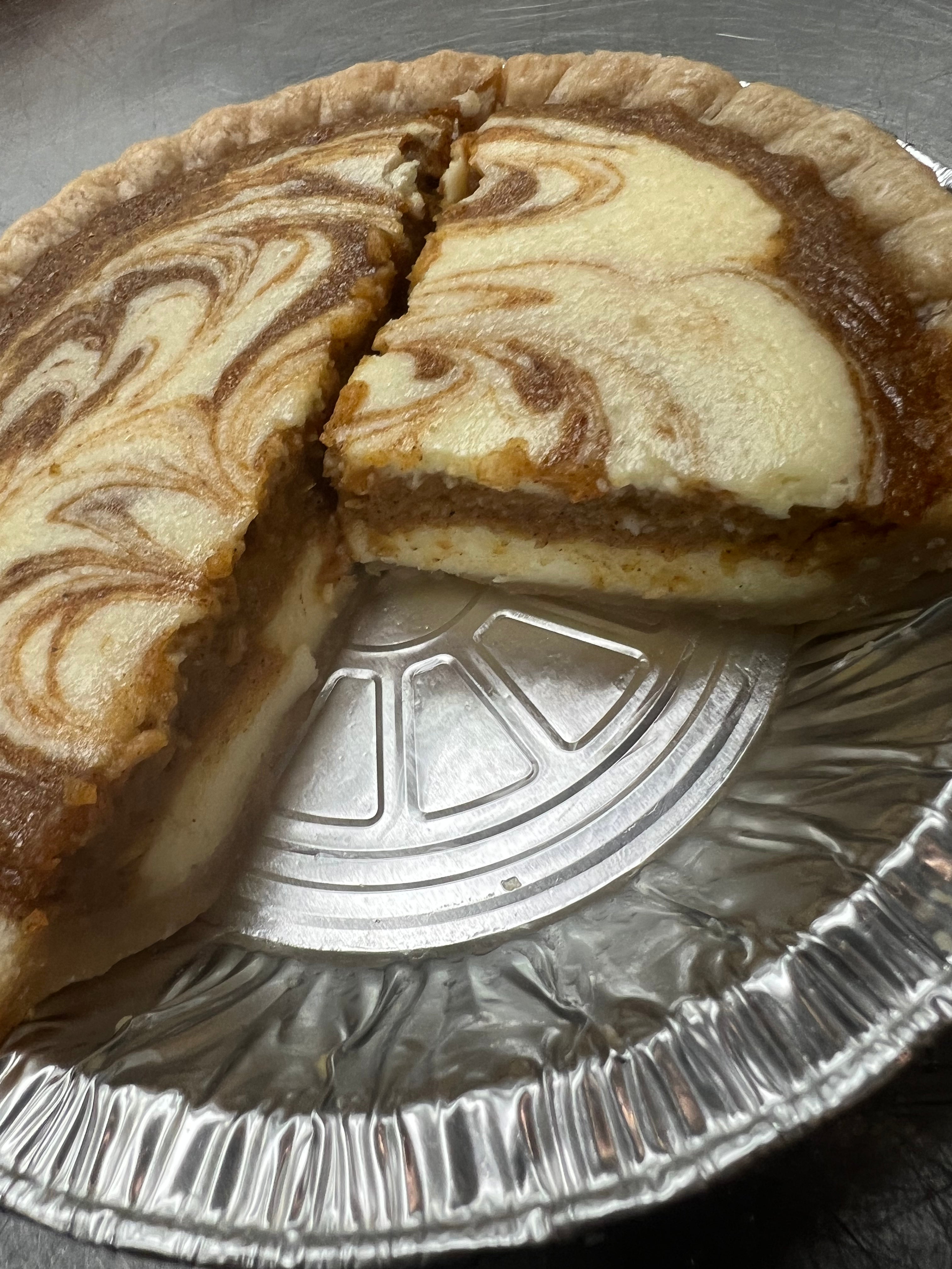 Sweet Potato Cheesecake Pie