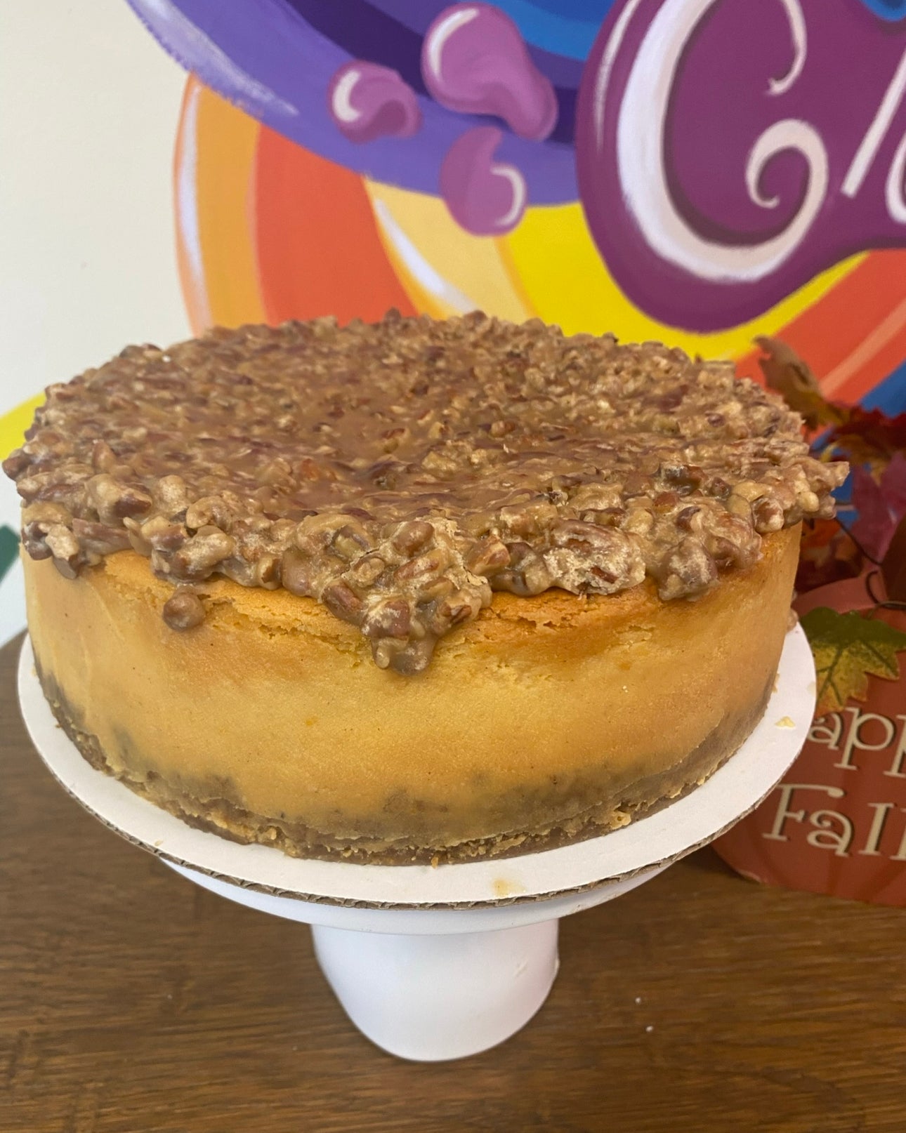 Sweet Potato Praline Cheesecake