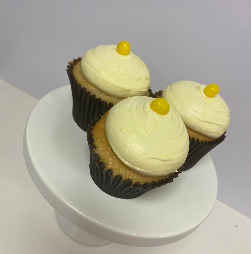 Lemon Drop Jumbo Cupcakes