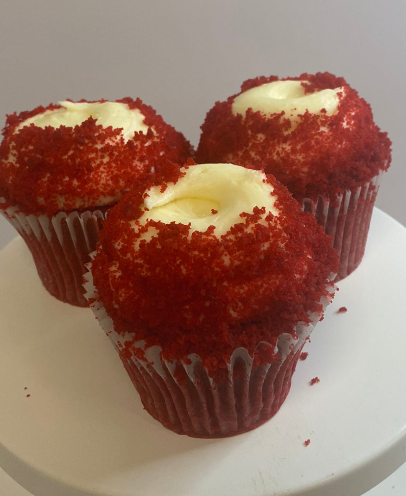 Red Velvet Jumbo Cupcakes