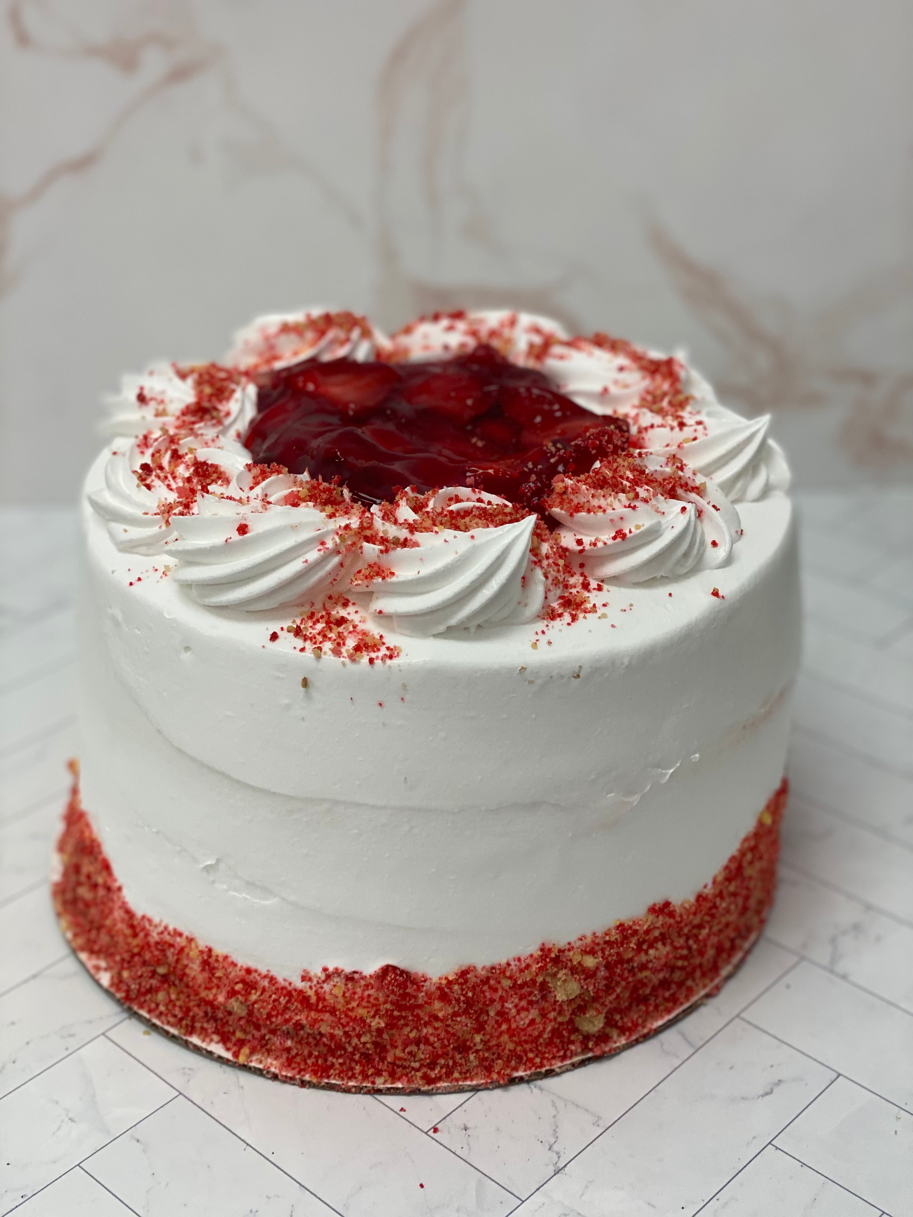 Red Velvet Strawberry Shortcake Ultimate Cheesecake