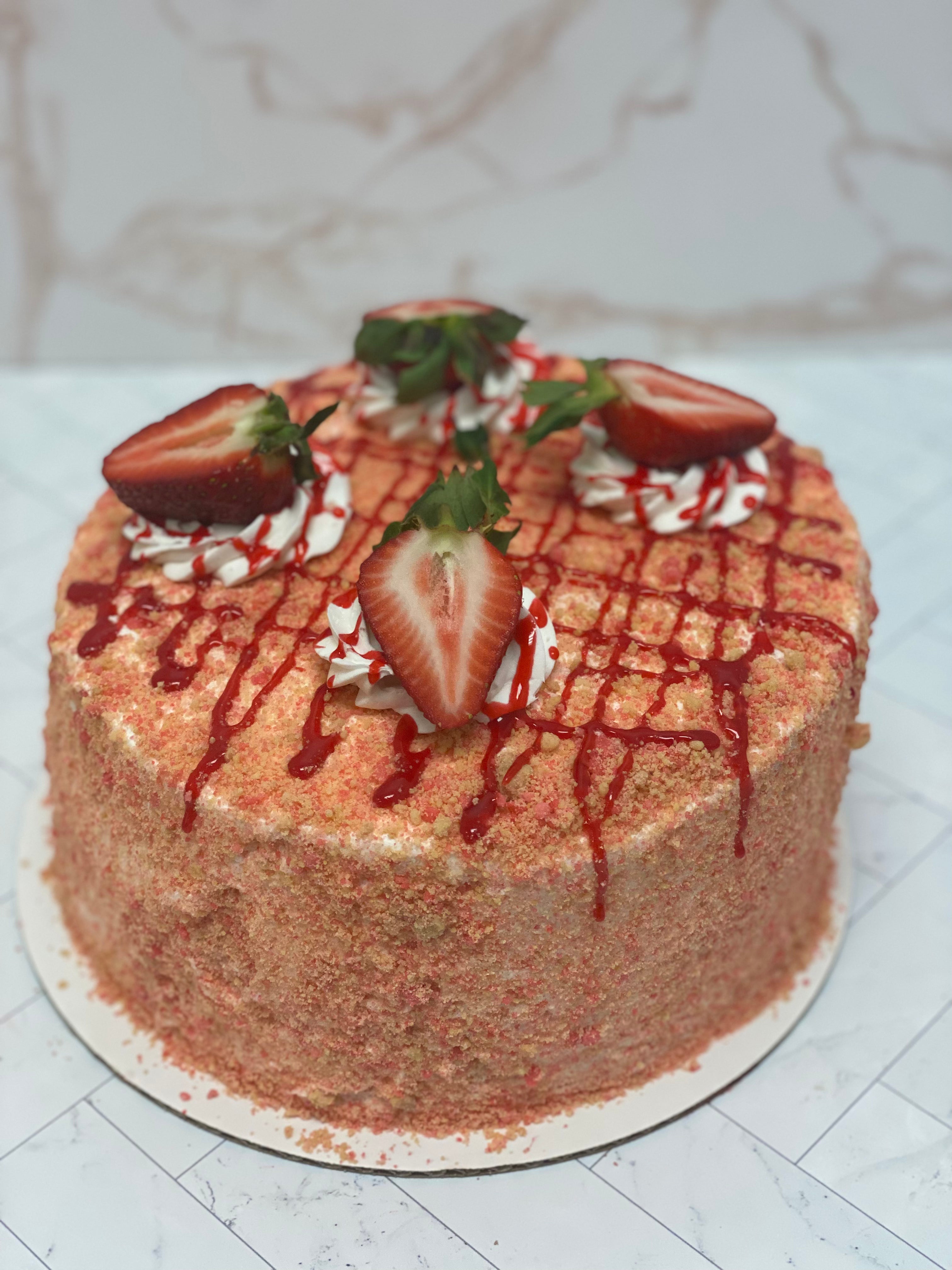 Strawberry Crunch Cheesecake Duo