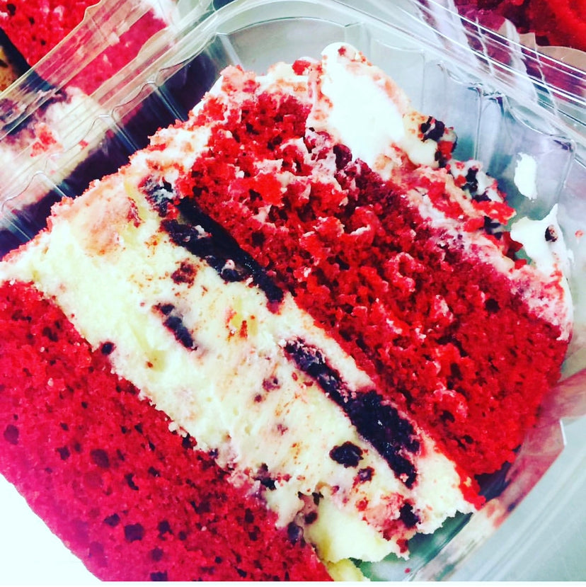 White Chocolate Red Velvet Oreo Cheesecake Cake